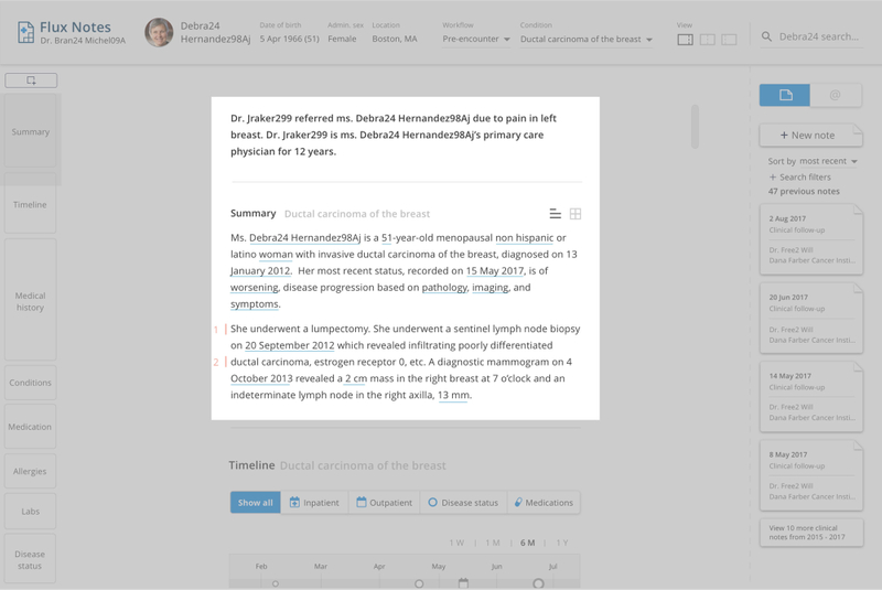 Narrative patient summary